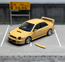 Load image into Gallery viewer, 1:64 Furuya HEC Yellow Impreza WRX STI VII 7 Sedan Model Diecast Metal Car New
