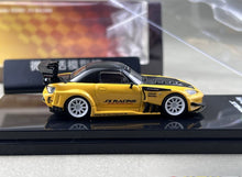 Load image into Gallery viewer, MH 1:64 Yellow Carbon S2000 Widebody Sports Model Diecast Metal Car New Collection
