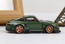 Load image into Gallery viewer, DCM 1:64 Green RWB 993 Classic Sports Model Diecast Metal Car New Collection
