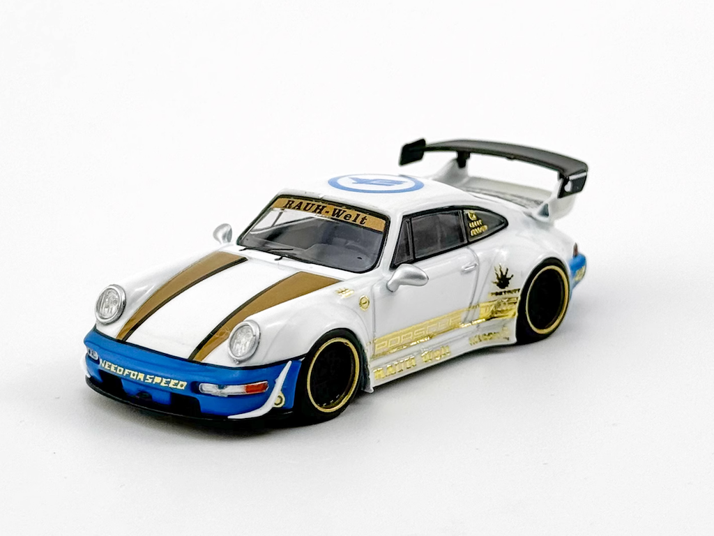 1:64 White RWB 964 NFS Racing Sports Classic Model Diecast Metal Car New Collection