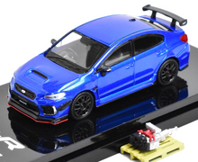 Load image into Gallery viewer, HJ 1:64 JDM Impraza WRX STI Engine Sports RA-R Model Diecast Metal Car New Collection
