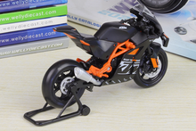 Load image into Gallery viewer, WELLY 1:18 KTM RC 8C Sports Racing Model Diecast Metal Motorcycle Bike
