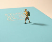 Load image into Gallery viewer, 1:64 Painted Figure Model Miniature Resin Diorama Sand Outdoor Explore Hiking
