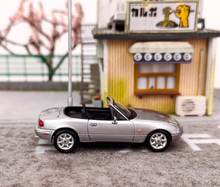 Load image into Gallery viewer, HJ 1:64 Silver JDM MX5 Miata Eunos Roadster Sports Model Diecast Metal Car New
