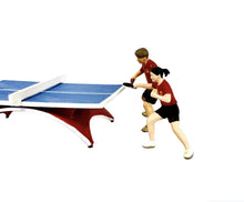 Load image into Gallery viewer, 1:64 Painted Figure Mini Model Miniature Resin Diorama Pingpong Table tennis Set
