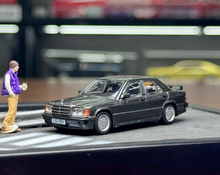 Load image into Gallery viewer, Tarmac 1:64 Black 190e Sedan Sports Model Diecast Metal Car New Collection
