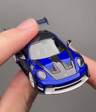 Load image into Gallery viewer, HH 1:64 San Marino Blue 992.1 GT3 RS Sports Model Diecast Resin Car New Collection
