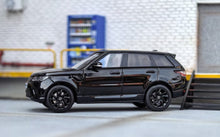 Load image into Gallery viewer, WHELART 1:64 2018 Black Range Rover Sports SUV Model Diecast Metal Car New Collection
