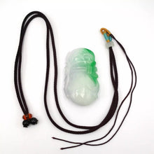 Load image into Gallery viewer, Nature Jade Wealth Pendant Necklace Gift Jewelry charm Blessing Lucky Fortune

