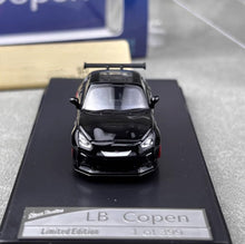 Load image into Gallery viewer, SH 1:64 Black LBWK Copen GTR Convertible Sports Model Diecast Metal K Car New
