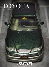 Load image into Gallery viewer, Tarmac 1:64 JDM Green Mark II JZX100 VERTEX Sports Model Diecast Metal Car New
