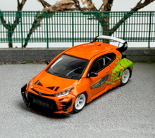 Load image into Gallery viewer, Fuji 1:64 Orange GR Yaris Pandem Hatchback Sport Model Diecast Metal Car New Collection
