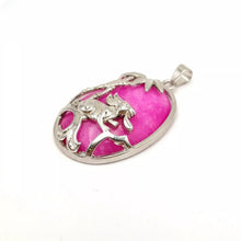 Load image into Gallery viewer, Nature Jade Bamboo Rabbie Pendant Necklace Gift Jewelry charm Blessing Lucky Ps
