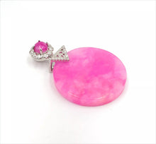 Load image into Gallery viewer, Nature Jade Round Pendant Necklace Gift For Woman Jewelry charm Blessing Lucky S
