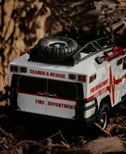 Load image into Gallery viewer, MK 1:64 White H2 Fire Dep. Rescue Vehicle ORV Model Diecast Metal Car New Collection
