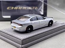 Load image into Gallery viewer, Elite 1:64 Silver Police Charger SRT Sedan Sports Model Diecast Metal Car New Collection
