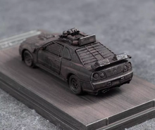 Load image into Gallery viewer, SW 1:64 Skyline GTR R34 Mad Max Figure Sports Model Diecast Metal Car New Collection
