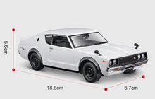 Load image into Gallery viewer, Maisto 1:24 JDM White 1973 Skyline 2000 GTR Sport Model Toy Diecast Metal Car
