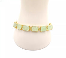 Load image into Gallery viewer, Nature Jade Beaded Bracelet Jewelry Blessing Lucky Fortune Gift For Her Lime
