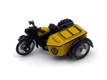 Load image into Gallery viewer, 1:76 Yellow AA Tricycle Motorcycle Motor Bike Model Diecast Metal Car New Collection
