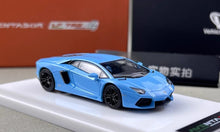 Load image into Gallery viewer, VA 1:64 Blue Aventador LP700-4 Sports Model Diecast Metal Car New Collection
