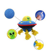 Load image into Gallery viewer, Dog Squeaky Alien Toys Chew Puppy Fluffy Rope Toy Durable Teeth Grindin PET Cat
