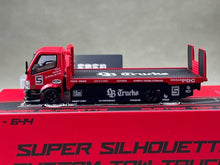 Load image into Gallery viewer, MG 1:64 Red H300 Flatbed Trailer Custom Tow Truck Model Diecast Metal Car New Collection
