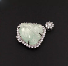 Load image into Gallery viewer, Nature Jade Laughing Buddha Pendant Necklace Gift Jewelry charm Blessing New D
