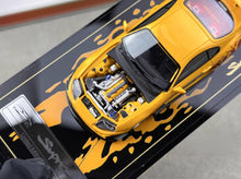Load image into Gallery viewer, YM 1:64 Yellow JDM Supra JAZ80 Racing Sports Model Diecast Resin Car New
