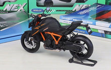 Load image into Gallery viewer, WELLY 1:12 Black KTM 1390 Super Duke R Motorcycle Bike Sports Model Diecast
