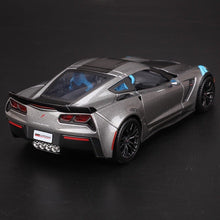 Load image into Gallery viewer, Maisto 1:24 2017 Grey Grand Racing Sports Model Toy Diecast Metal Car BN
