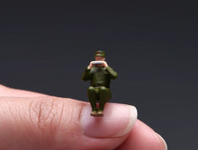 Load image into Gallery viewer, 1:64 Painted Figure Model Miniature Resin Diorama Toy Sand Lady Man Soldier
