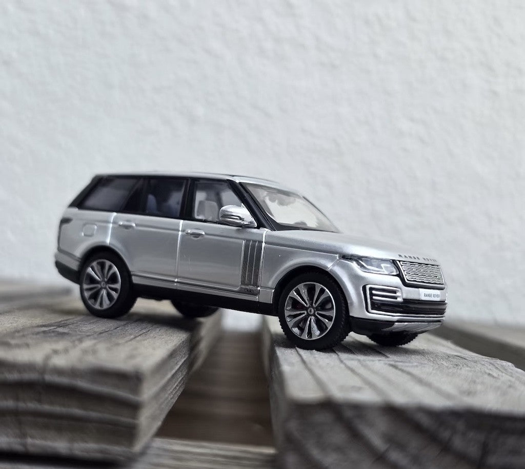 Masdi 1:64 2020 Silver Range Rover SUV ORV Sports Model Diecast Metal Car New Collection