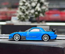 Load image into Gallery viewer, MINIGT 1:64 Blue RX-7 RE 20B NA 3ROTOR-7 Sports Model Diecast Metal Car New Collection
