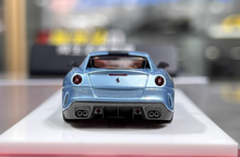 Load image into Gallery viewer, DMH 1:64 Ice Blue 599 GTO Racing Sports Model Diecast Resin Car New Collection
