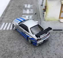 Load image into Gallery viewer, FS 1:64 Fast Speed JDM GTR R34 Skyline Sport Model Diecast Metal Car New
