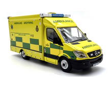 Load image into Gallery viewer, 1:76 Yellow Benz NCE Ambulance London Van Model Diecast Metal Car New Collection
