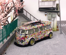 Load image into Gallery viewer, Liberty 1:64 T1 Camper Van Sunflower Kombi Sports Model Diecast Metal Car New
