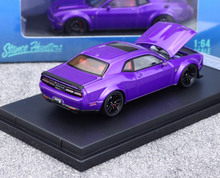 Load image into Gallery viewer, SH 1:64 Purple Challenger SRT Muscle Hellcat Sport Model Diecast Metal Car New Collection
