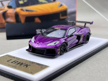 Load image into Gallery viewer, Fine 1:64 Purple C8 LB Widebody Sports Model Diecast Metal Car New Collection
