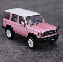 Load image into Gallery viewer, GCD 1:64 Pink Land Cruiser LC70 J76 ORV SUV Model Diecast Metal Car New Collection
