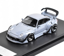 Load image into Gallery viewer, SW 1:64 Gray RWB 993 Classic Sports Model Diecast Metal Car New Collection
