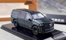 Load image into Gallery viewer, Shadow 1:64 Dark Green Escalade Full Sized SUV ESV Model Diecast Metal Car New Collection
