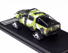Load image into Gallery viewer, GCD 1:64 Camo Tacoma Pickup Truck Snow Edition Sports Model Diecast Metal Car
