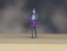 Load image into Gallery viewer, 1:64 Painted Figure Model Miniature Resin Diorama Sand Kawaii Cute Girl Uniform
