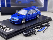 Load image into Gallery viewer, 1:64 Furuya Blue Impreza WRX STI IX 9 Wagon Sports Model Diecast Metal Car New Collection
