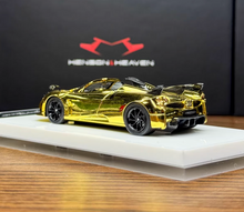Load image into Gallery viewer, HH 1:64 Plating Gold Huayra Tricolore Convertible Model Diecast Metal Car New Collection

