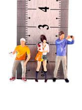 Load image into Gallery viewer, 1:64 Painted Figure Model Miniature Resin Diorama Camera Man Cute Girl Boy Sand
