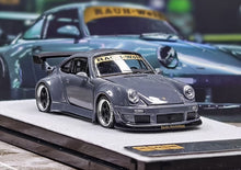 Load image into Gallery viewer, PGM 1:64 Gray 911 RWB 930 Standard Classic Sports Model Diecast Metal Car New Collection
