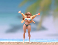 Load image into Gallery viewer, 1:64 Painted Figure Model Miniature Resin Diorama Toy Sand Beauty Pretty Girl A
